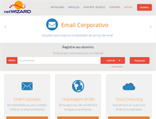 Tablet Screenshot of netwizard.com.br
